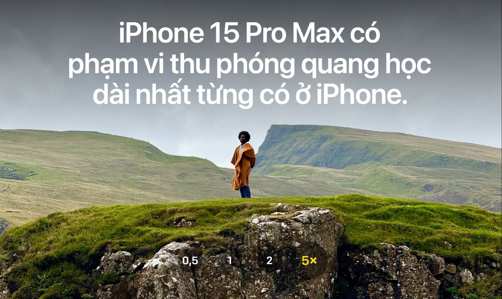 iPhone 15 Pro Max sở hữu camera zoom Tele 5x