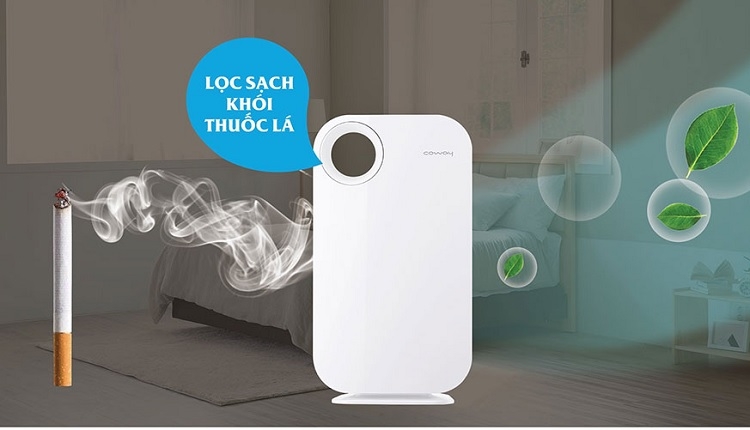 Máy lọc không khí Coway khử mùi khói thuốc nhanh chóng