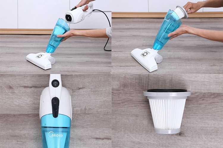 Vệ sinh, thay thế túi lọc máy hút bụi cầm tay