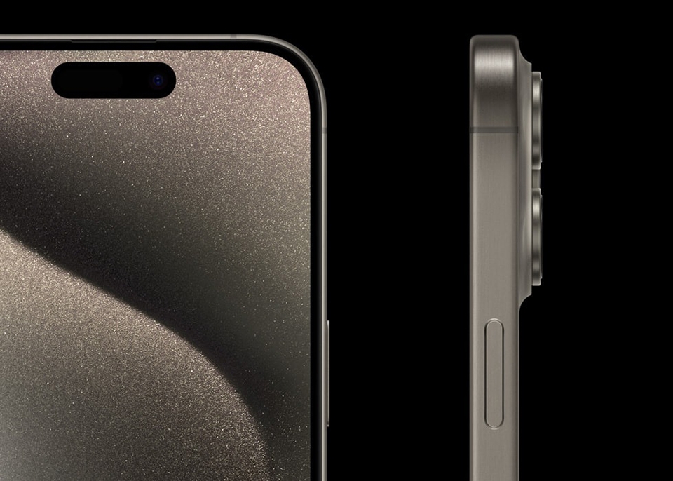 Apple đã tối ưu hóa viền bezel màn hình iPhone 15 Pro Max
