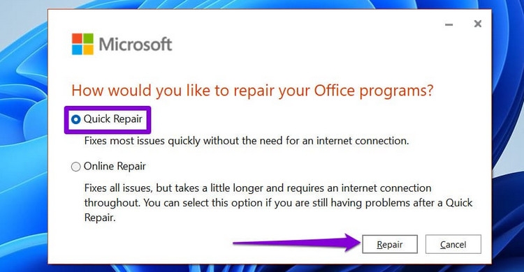 Top 6 cách sửa lỗi không mở được tài liệu Word trong Windows (13)