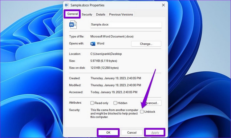 Top 6 cách sửa lỗi không mở được tài liệu Word trong Windows (2)