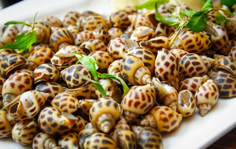 Nướng ốc hương bằng nồi chiên không dầu hình 4