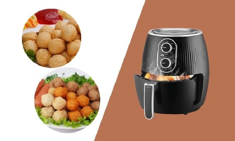 Đặt thời gian, nhiệt độ nồi chiên không dầu khi chế biến thức ăn nhanh