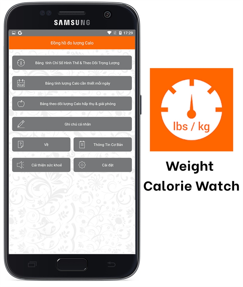 Với Weight Calorie Watch, bạn có thể đo lường và quản lý tốt lượng calo, cân nặng của mình hiệu quả