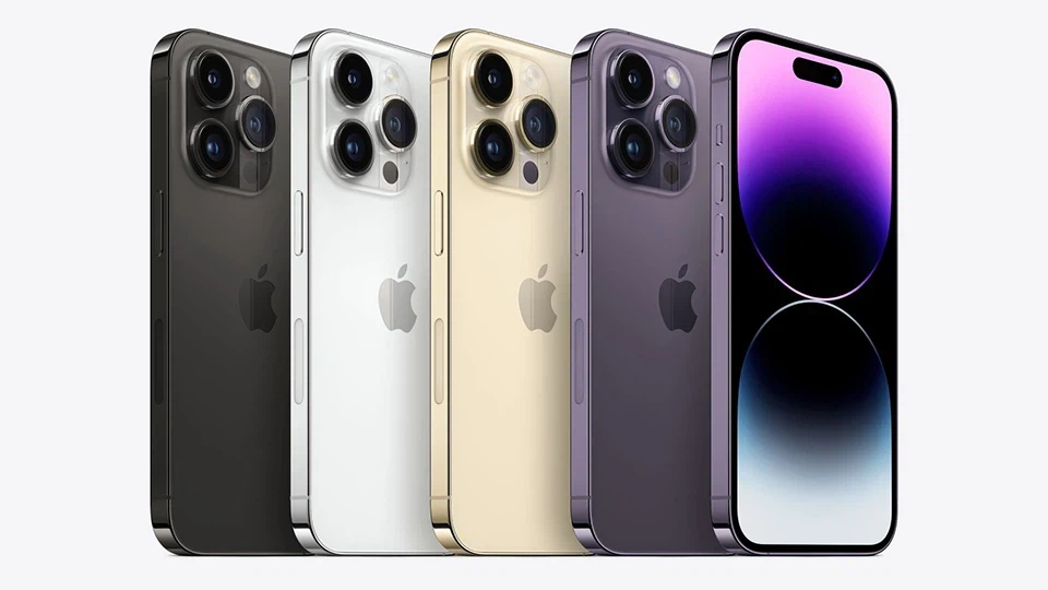 Màu sắc trên iPhone 14 Pro