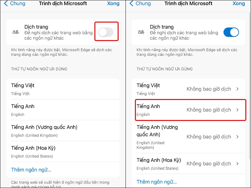 Cách dịch trang trên Microsoft Edge bằng điện thoại - hình 3