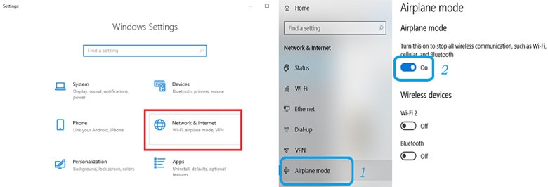 laptop mất Wifi 4