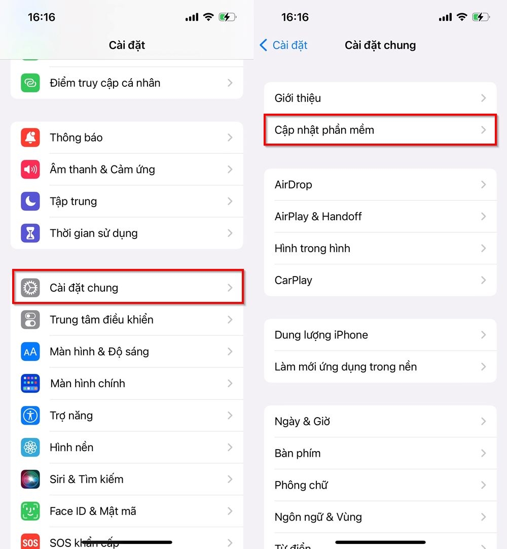 Cách cập nhật iOS 17 2