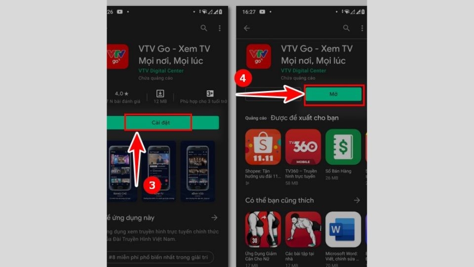 Ứng dụng VTV GO đăng ký trên điện thoại tiện dụng dễ dàng xem lại chương trình đã phát sóng