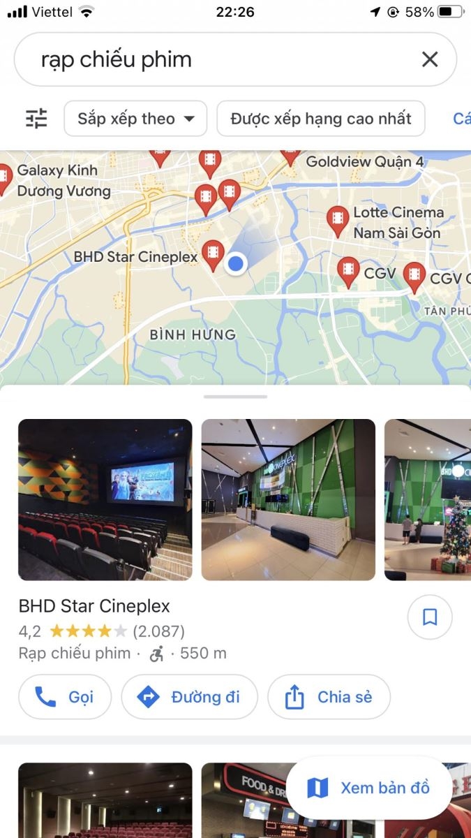 Sử dụng Google Maps