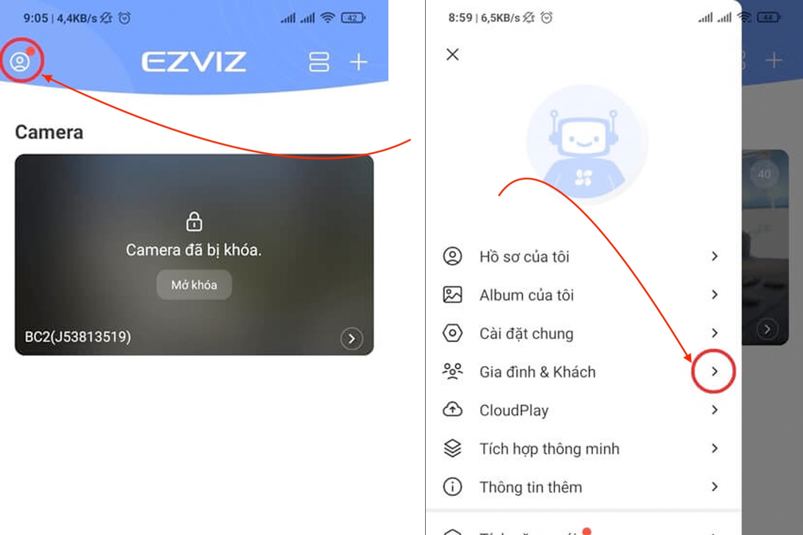 cách chia sẻ camera ezviz - hình 3