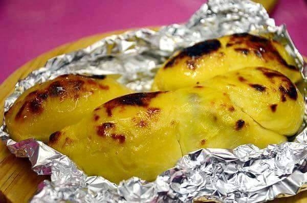 Nướng sầu riêng bằng nồi chiên không dầu