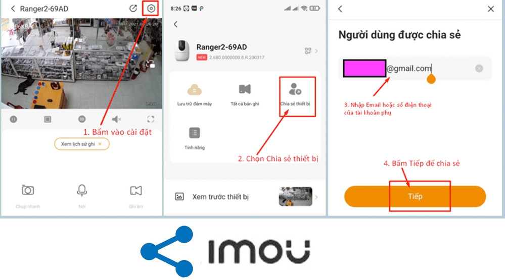 cách chia sẻ camera imou - hình 3