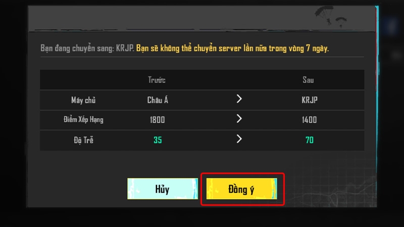 Cách thay đổi máy chủ trên PUBG Mobile - hình Cách thay đổi máy chủ trên PUBG Mobile - hình 7
