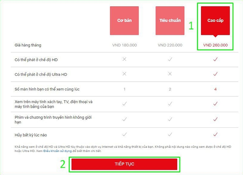 Cách đăng ký Netflix không cần thẻ Visa và Mastercard (Hình 5)