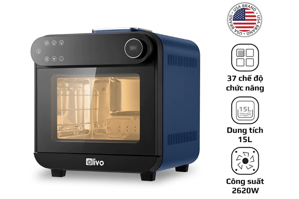 so sánh nồi chiên không dầu kalite và olivo - hình 2