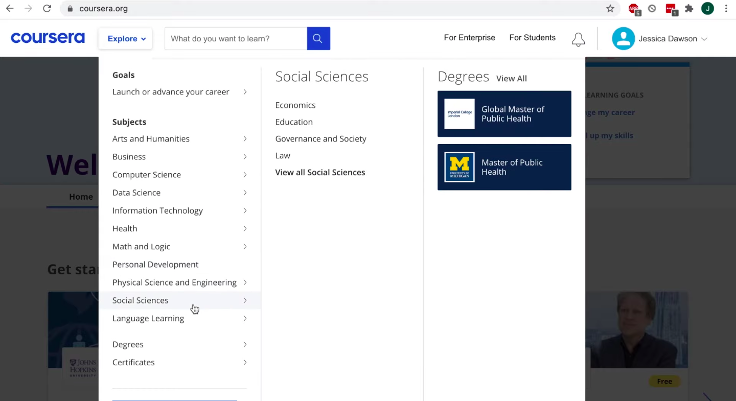 Làm sao để đăng ký Coursera online miễn phí?