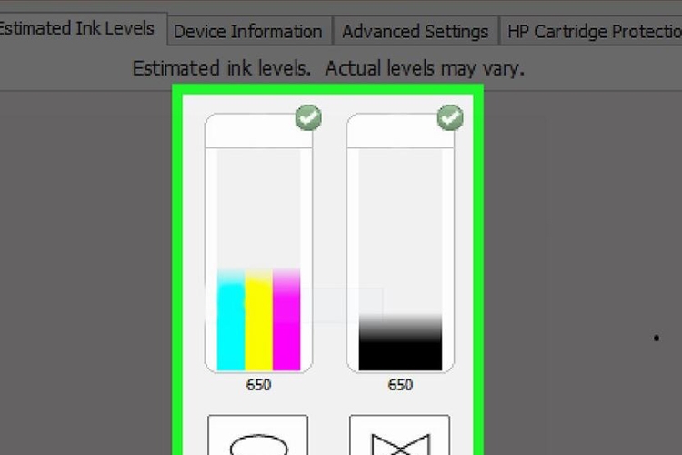 Cách kiểm tra lượng mực còn lại trong máy in (Hình 7)