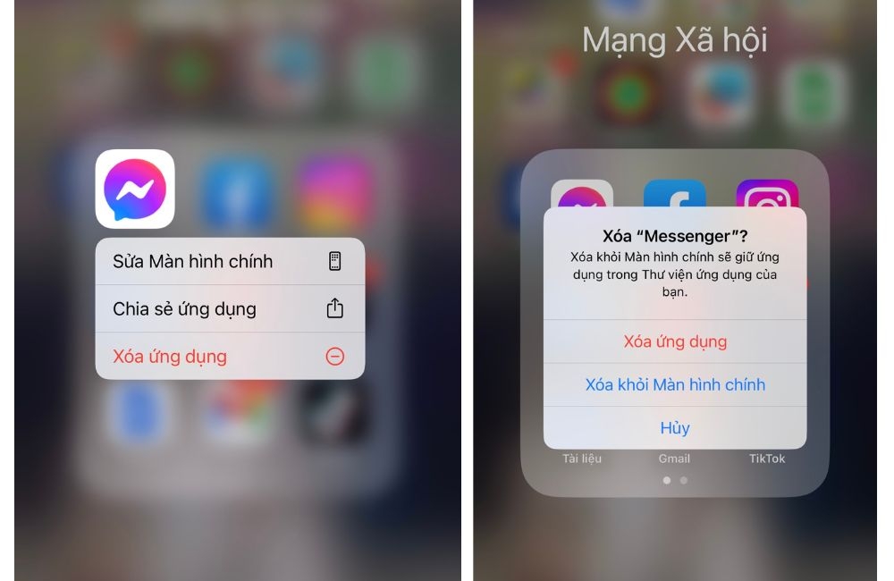 Cài lại Messenger