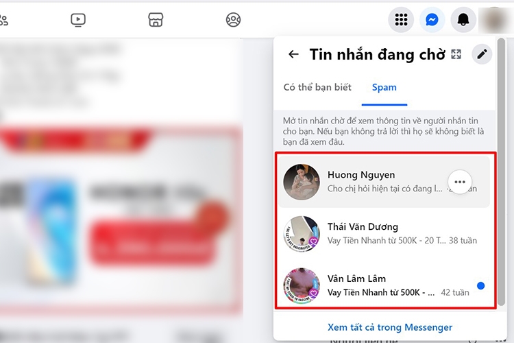 Cách bỏ spam trên Messenger mà không cần nhắn tin (Hình 5)