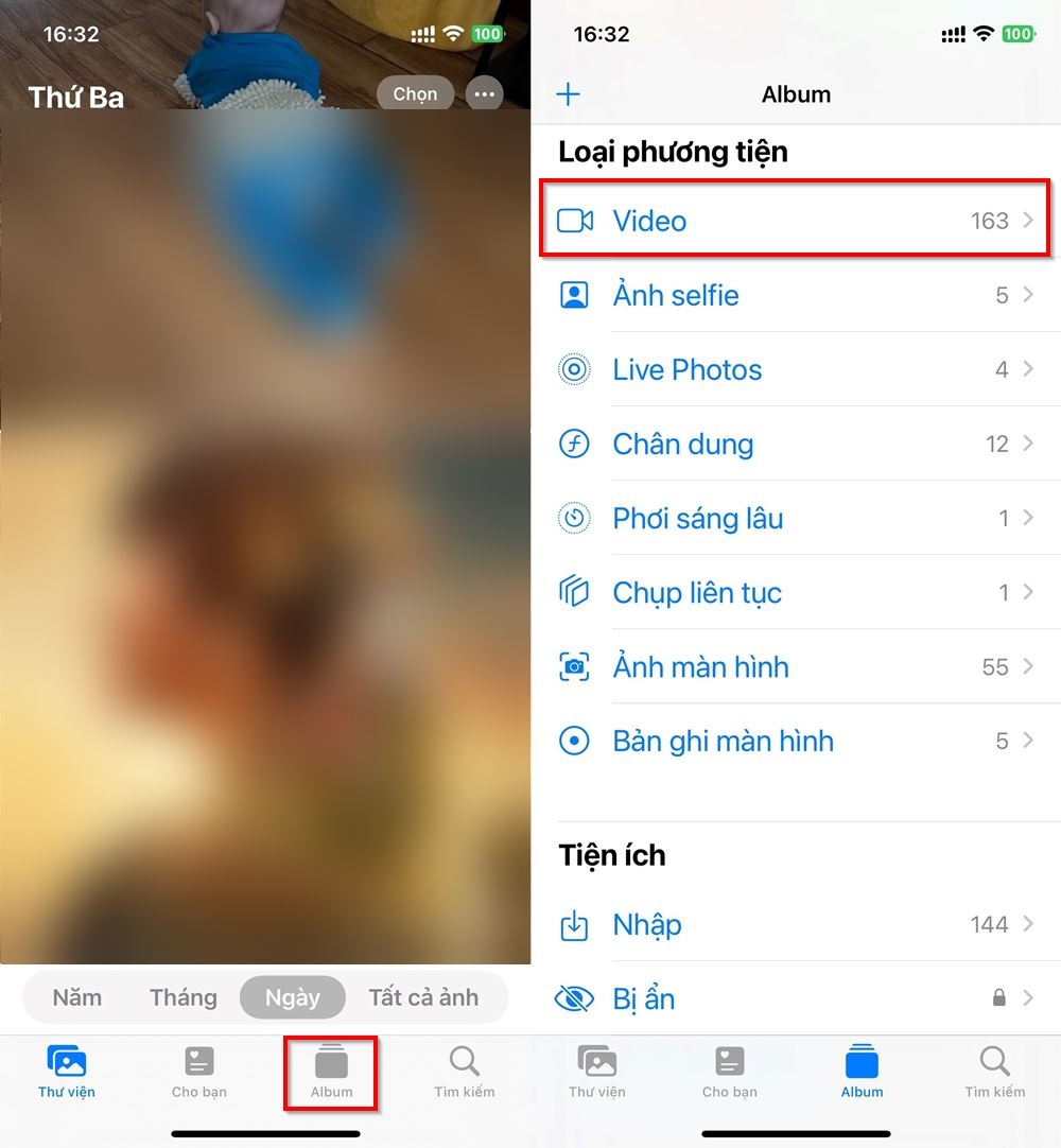 Cách gửi video dung lượng lớn trên iPhone 1