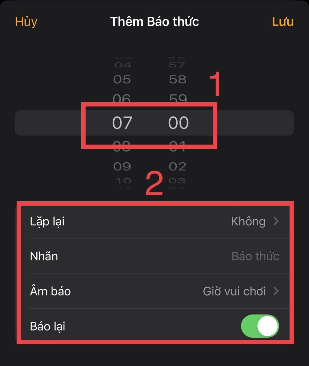 cách cài báo thức trên iPhone 2