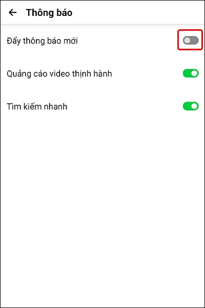 Cách tắt thông báo đẩy trên Pure Tuber - hình 3