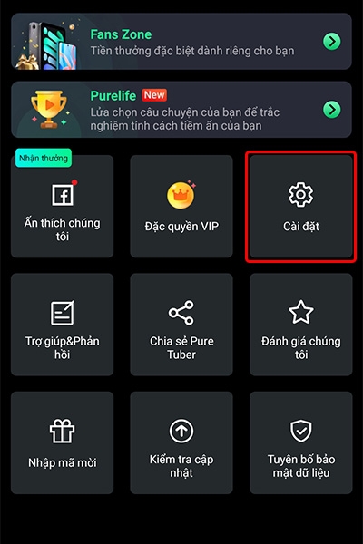Cách bật chế độ giới hạn YouTube trên ứng dụng Pure Tuber - hình 3