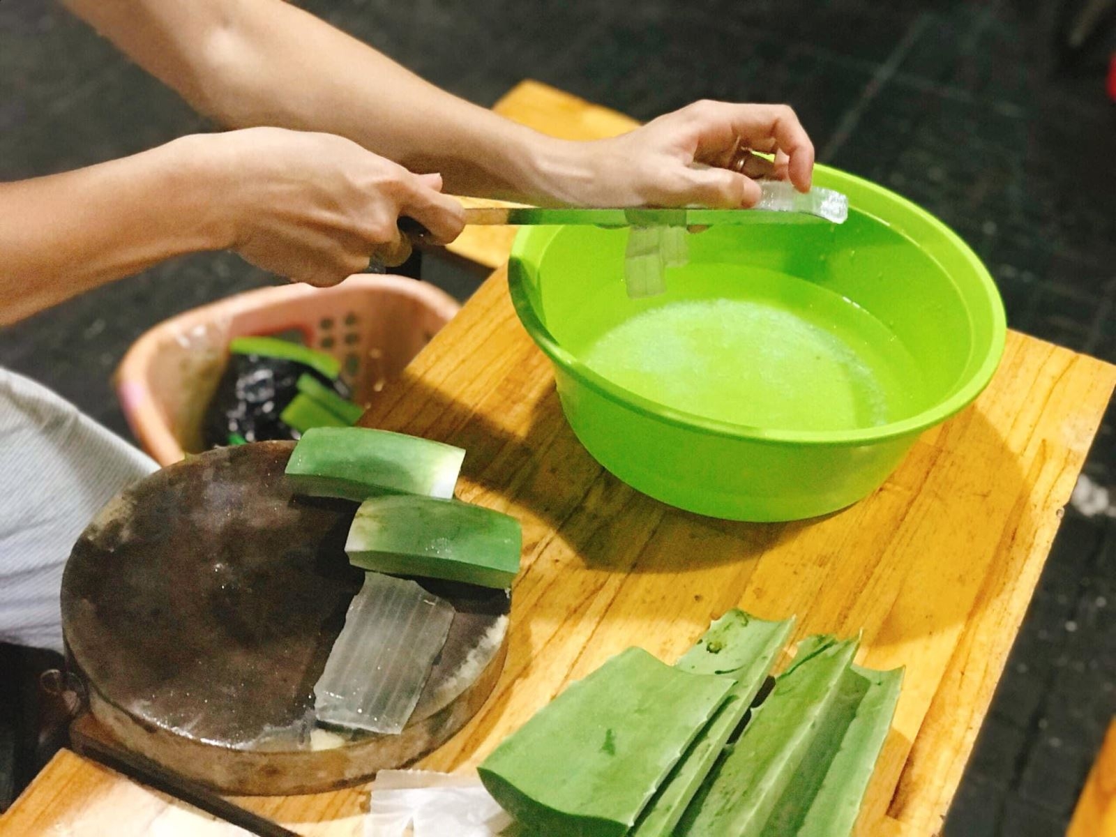 cách nấu nha đam đường phèn 3