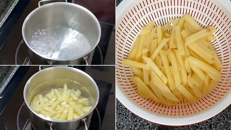 Cách làm khoai tây chiên 4