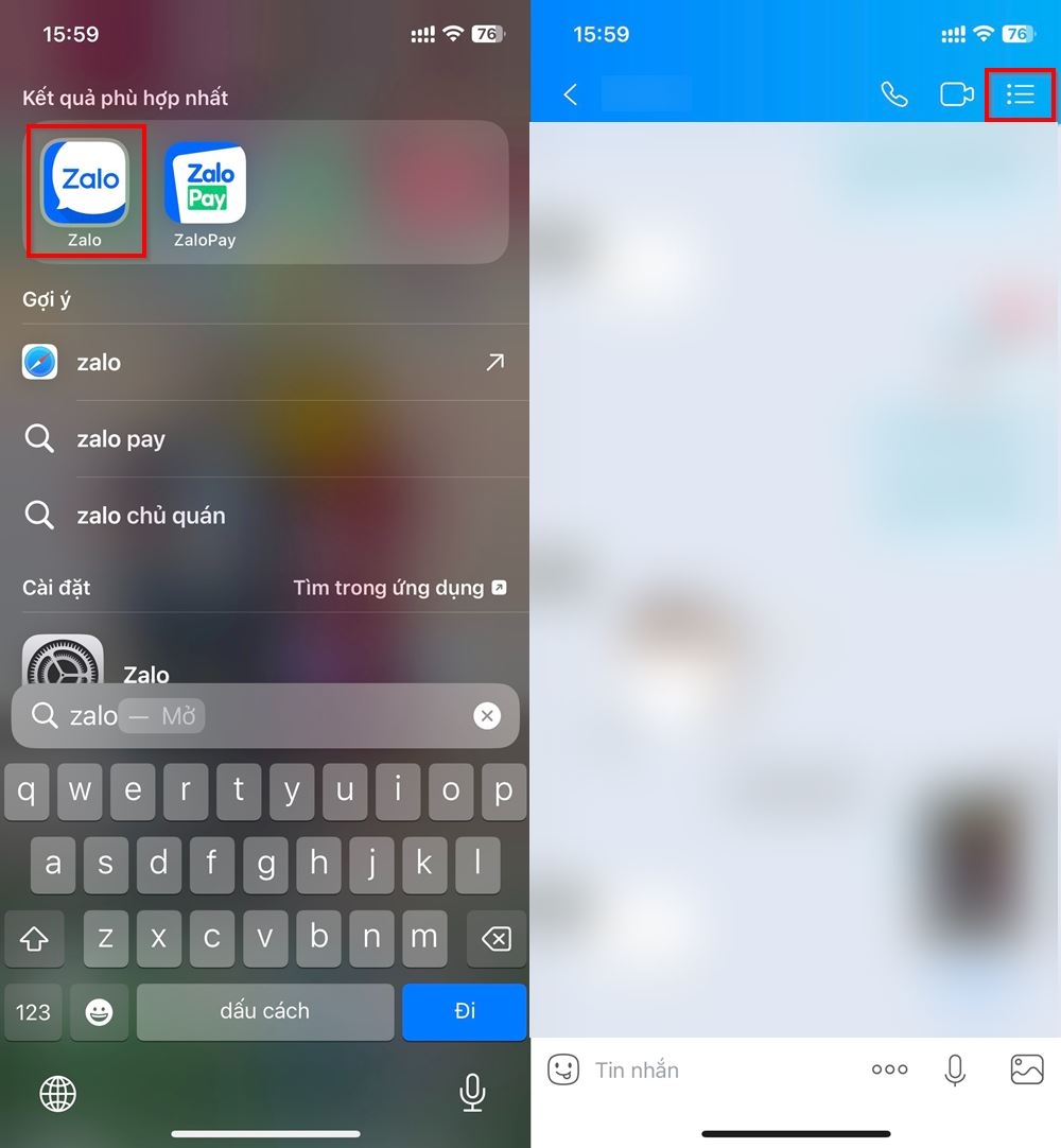 Cách tắt thông báo một người cụ thể trên Zalo 1