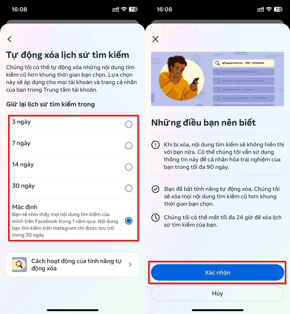 Cách xóa lịch sử tìm kiếm tự động trên Facebook cực dễ 4