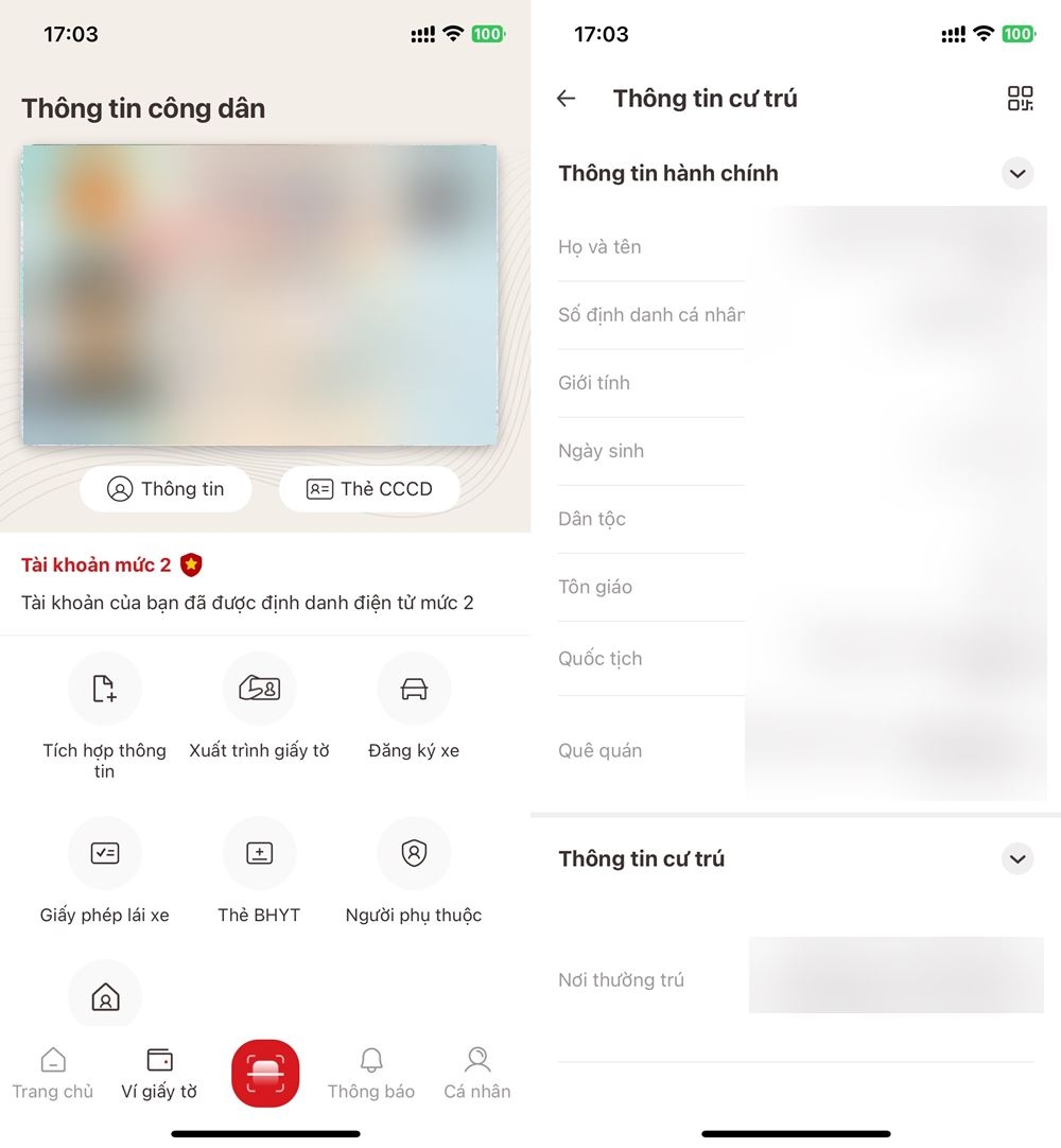 Cách giải quyết tình trạng sai thông tin trên VNeID 2