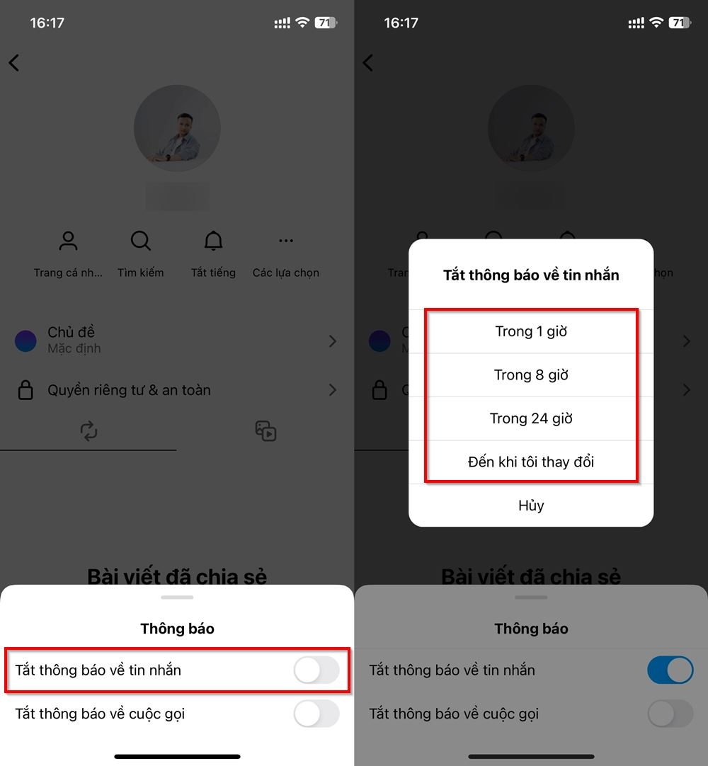 Cách tắt thông báo tin nhắn một tài khoản cụ thể trên Instagram 3