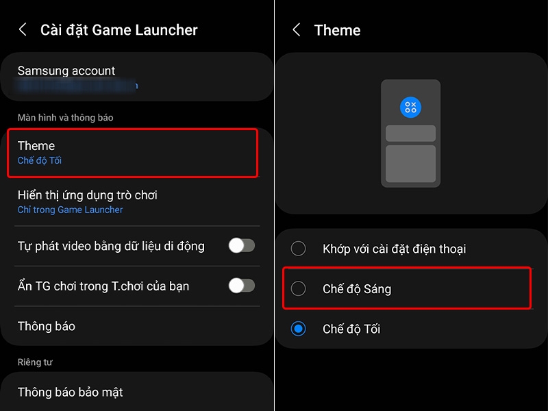 Cách thay đổi Theme trong ứng dụng Game Launch - hình 2