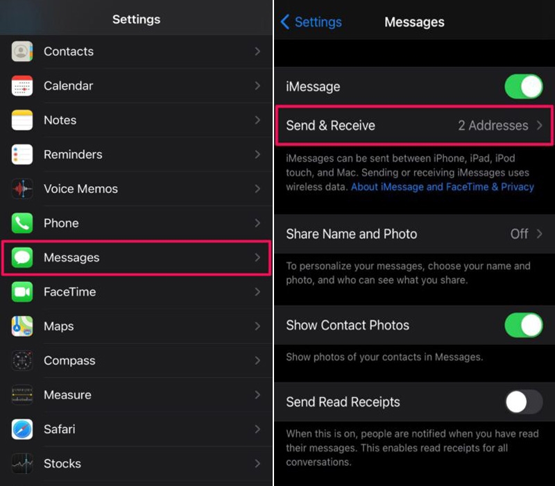 kích hoạt iMessage 6