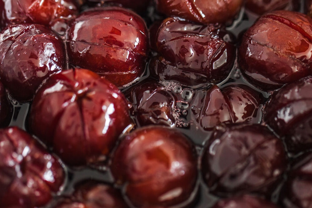 cách làm siro mận 6