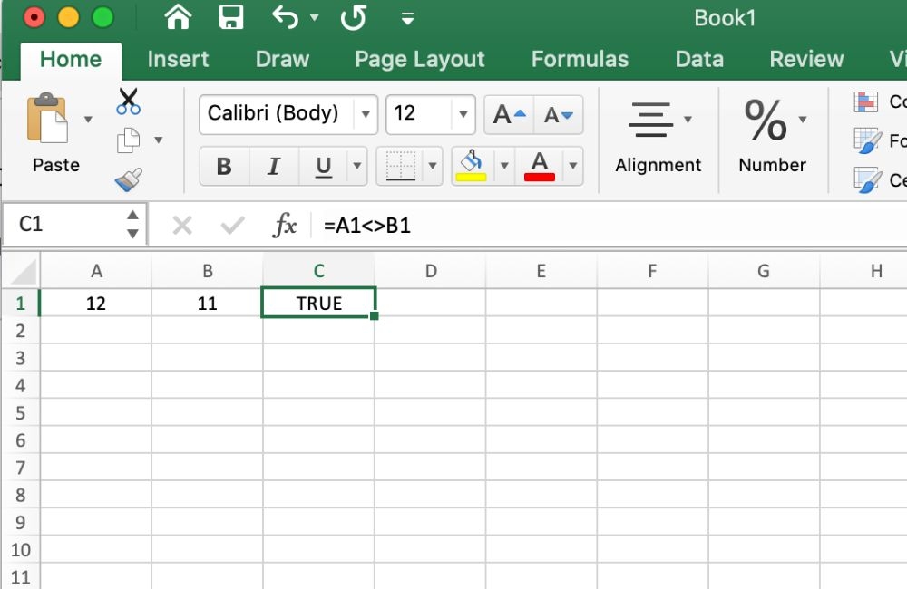 so sánh hai giá trị trong excel
