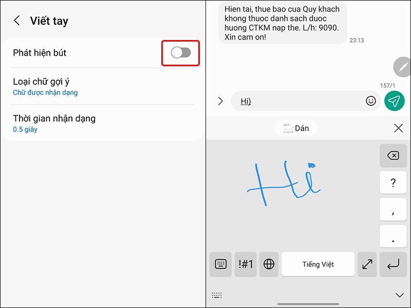 Cách kích hoạt tính năng Viết tay bằng bút S-Pen - hình 4