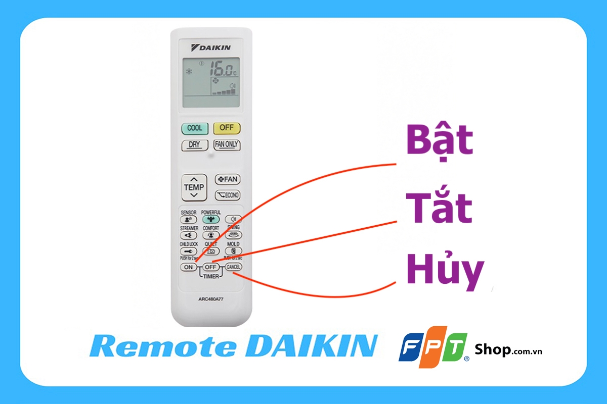 điều khiển điều hòa daikin - hình 8