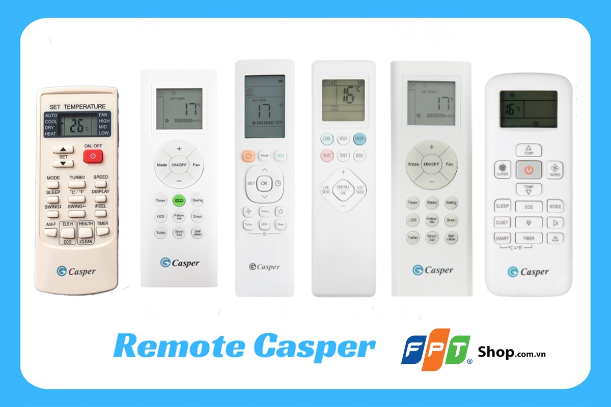 điều khiển điều hòa casper - hình 1