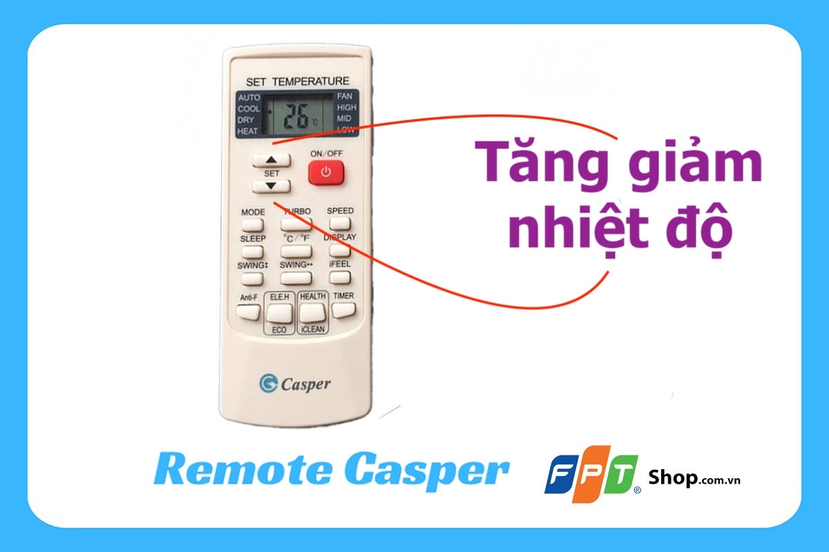 điều khiển điều hòa casper - hình 4