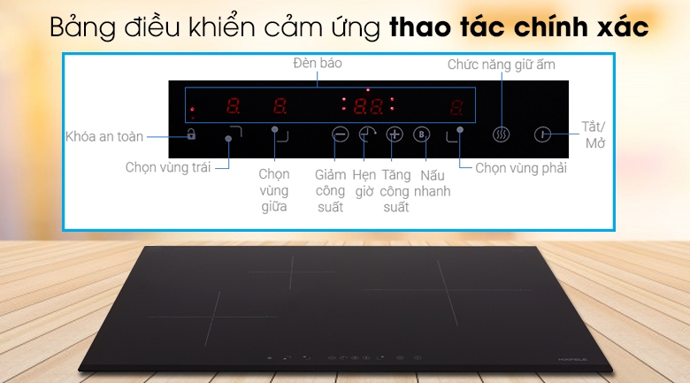 bếp từ 3 vùng nấu giá rẻ-ảnh 2