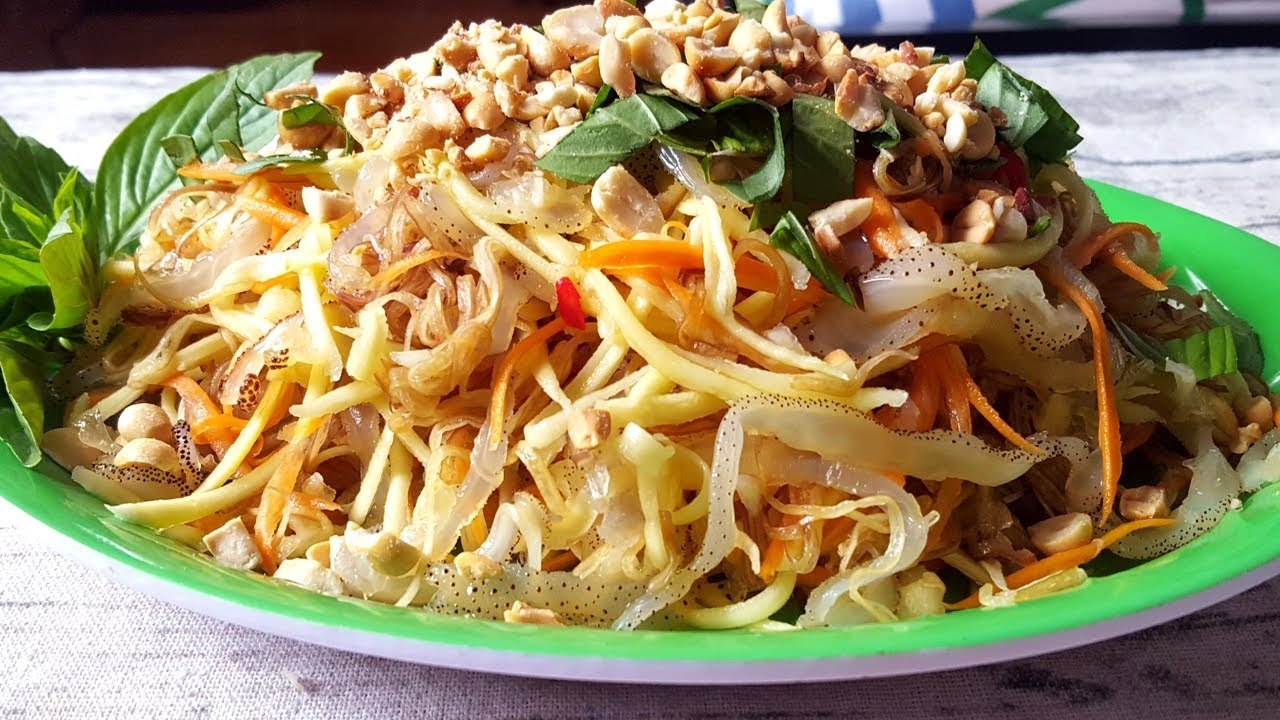cách làm nộm sứa 11