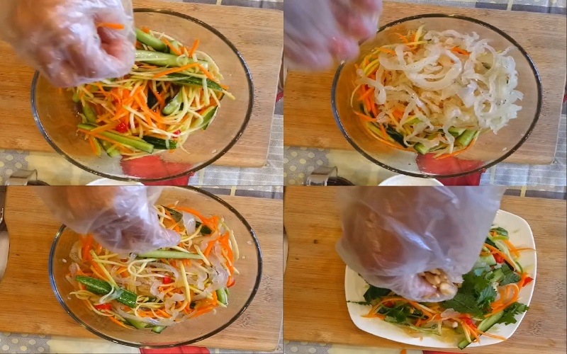 cách làm nộm sứa 6