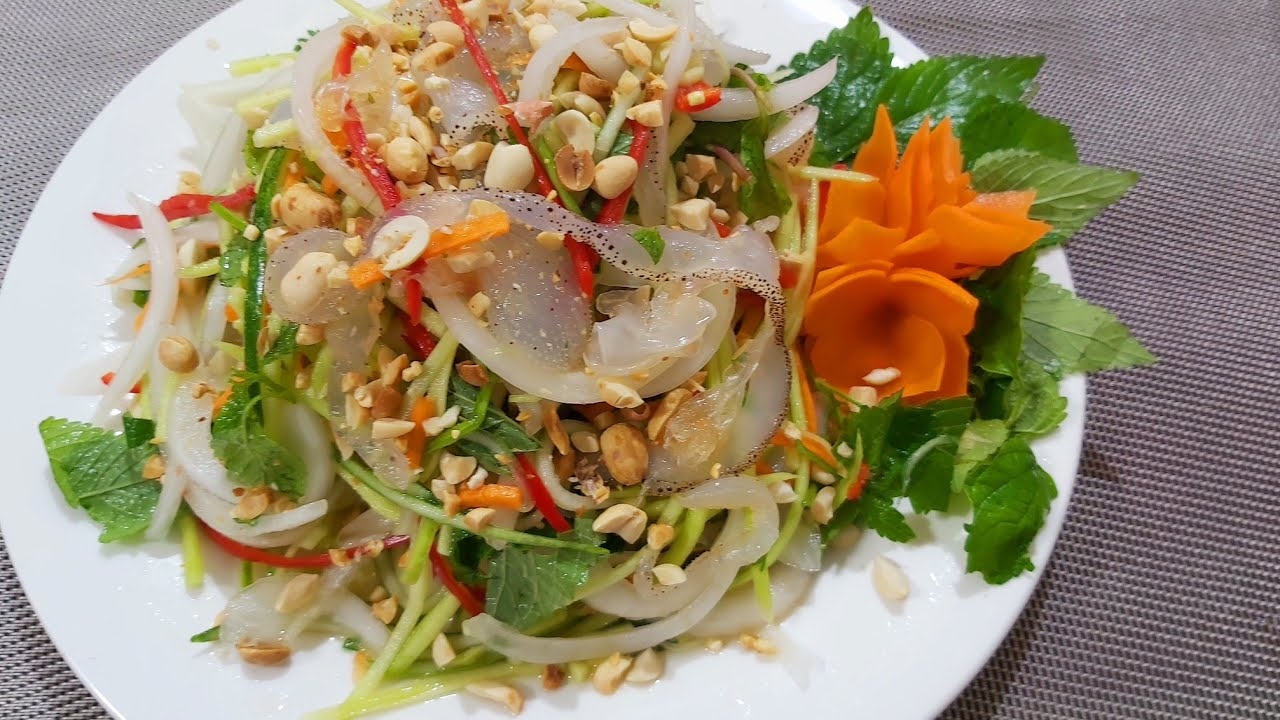 cách làm nộm sứa 7
