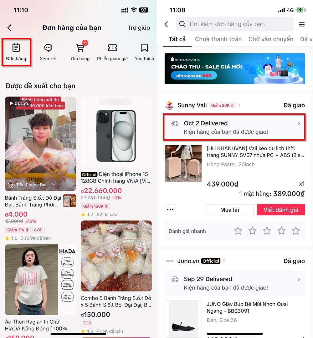 Cách yêu cầu hoàn tiền trên TikTok Shop 3