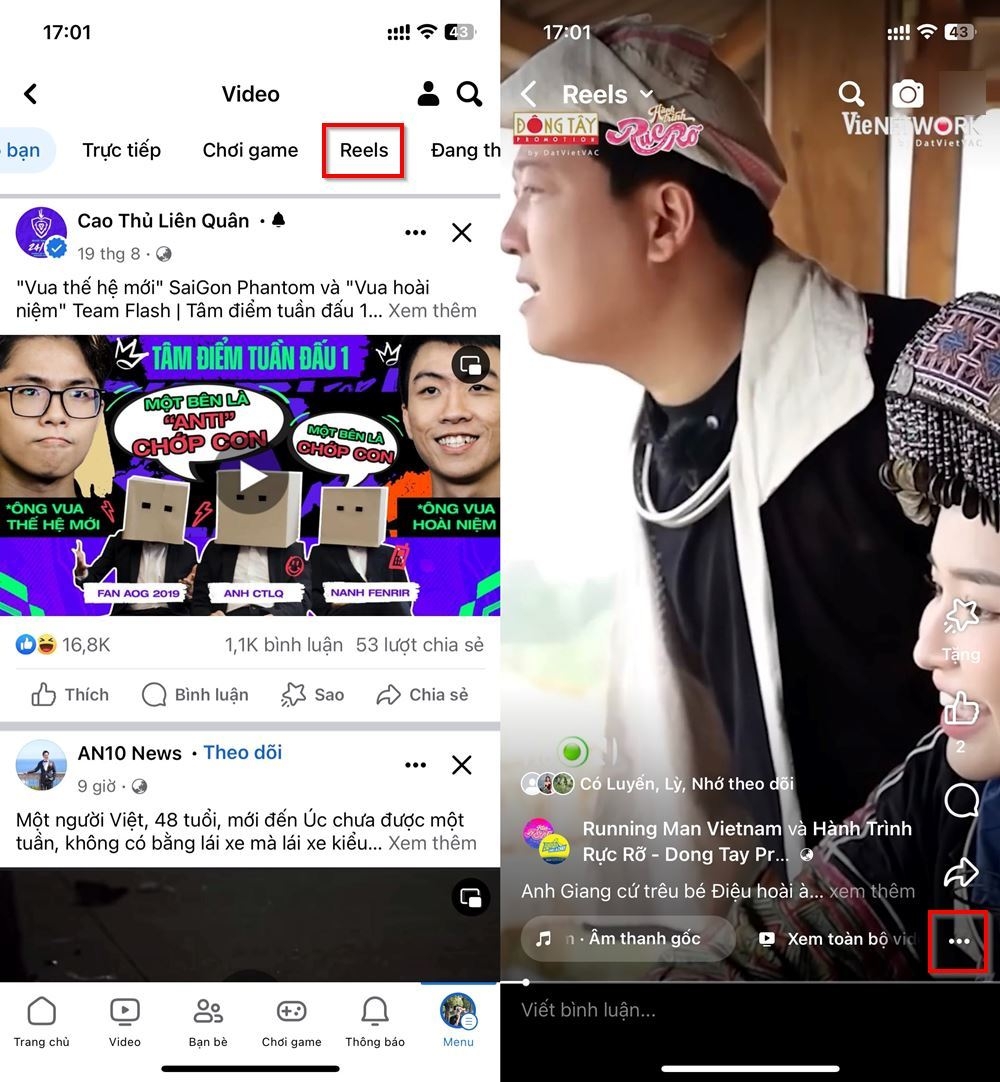 Cách xem Facebook Reels từ động&nbsp;2