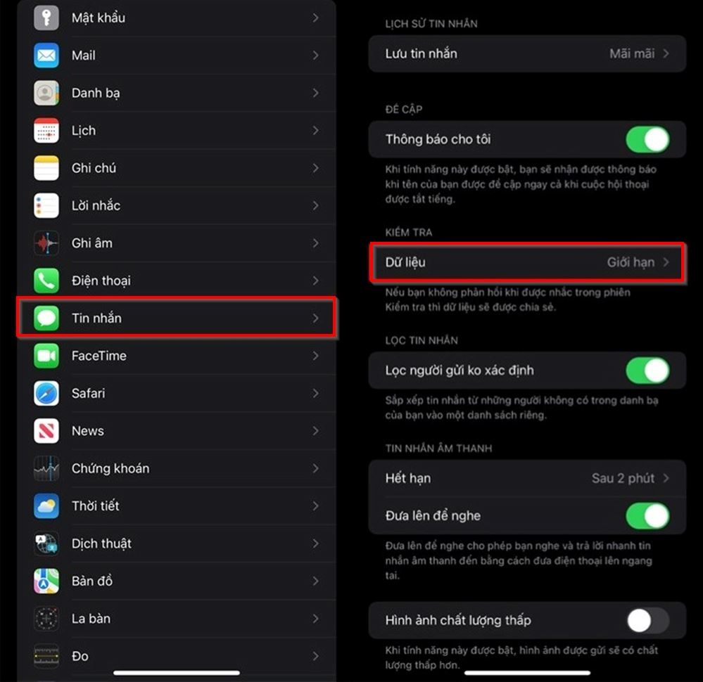 Cách bật chia sẻ vị trí tin nhắn trên iPhone 1